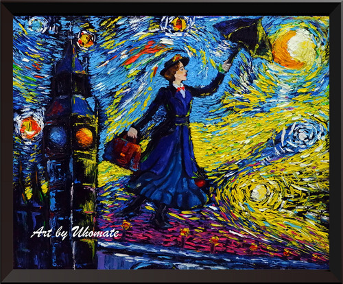 Uhomate Mary Poppins Vincent Van Gogh - Pósteres De Noche .