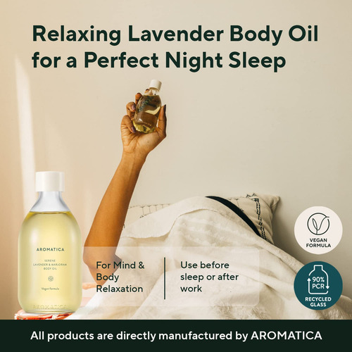 Óleo Corporal Aromatica Serene Lavanda E Manjerona 100ml Par