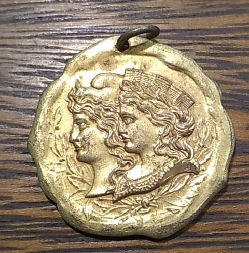 Medalla San Nicolas 1905 Presa Di Roma  Exc+