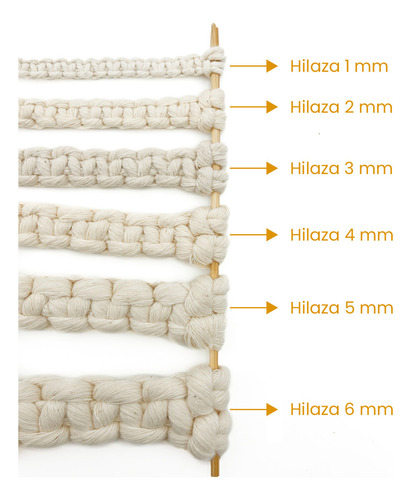 Hilaza De Algodón Para Macrame 3mm Colores Color Palo de Rosa