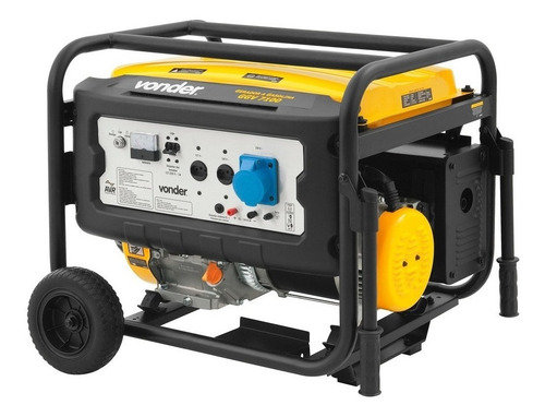 Gerador portátil Vonder GGV 7100 7100W monofásico com tecnologia AVR 110V/220V