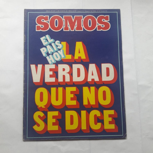 Revista Somos 307 - 6 Agosto 1982 