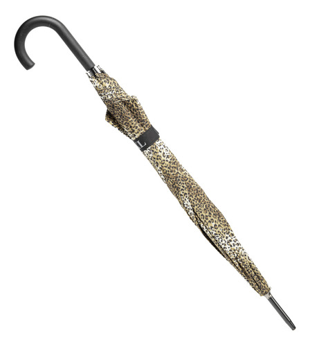 Paraguas Largo Xl Extra Large Morelia Leopardo Diseño de la tela Lisa