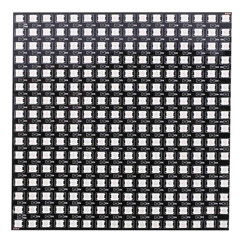 Panel De Píxeles Flexible Ws2812b Led Rgb 16x16 Matriz De Mó