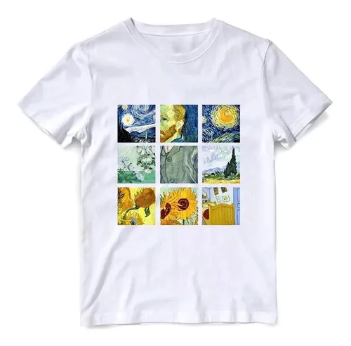 Remera Vincent Van Gogh Collage Tumblr Art Adultos Y Ni os