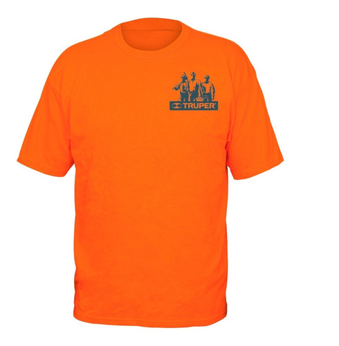 Camiseta 100% Algodón, Naranja, Talla 42 Truper 60431