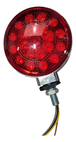 Semaforo Redondo 42led Rojo Ambar