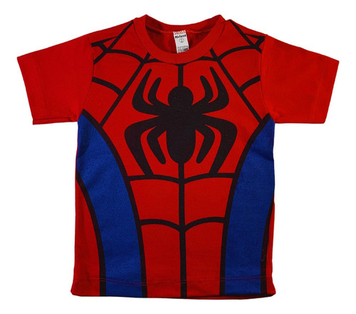 Remera Spiderman Niño Nene Superhéroe Figura Juguete 