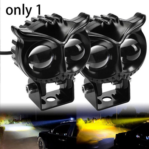 Foco Led Con Forma De Búho For Moto, Luz Frontal Larga Y