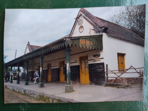 Antigua Foto De La Estación De Trenes De La Ciudad De Simoca