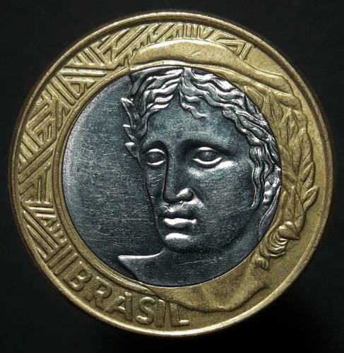 Moneda Brasil Bimetalica 1 Real 2006