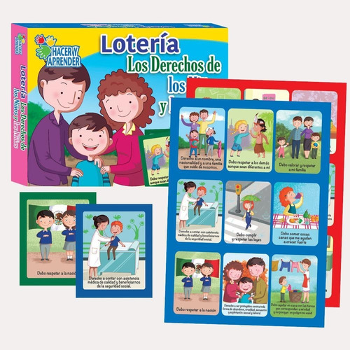 Lotería Los Derechos Y Deberes De Los Niños Y Niñas, Civismo