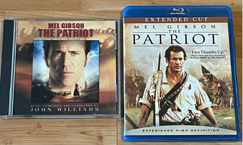 Cd Soundtrack + Bluray Pelicula El Patriota ( Mel Gibson)