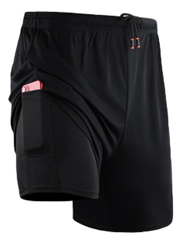 Bermudas De Fitness 2 En 1 For Hombre For Entrenamiento