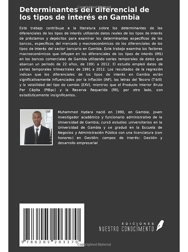 Determinantes Del Diferencial De Los Tipos De Interes En Gam
