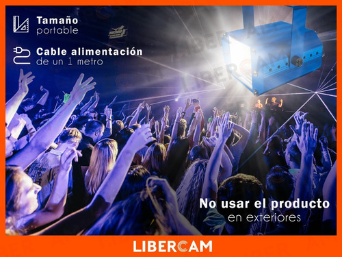 Flash De Led Audioritmico Cob Fiestas Dj Luz Estroboscopico