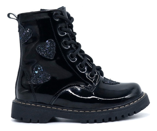 Botin De Niñas Par&ss Mv23-sofi Negro