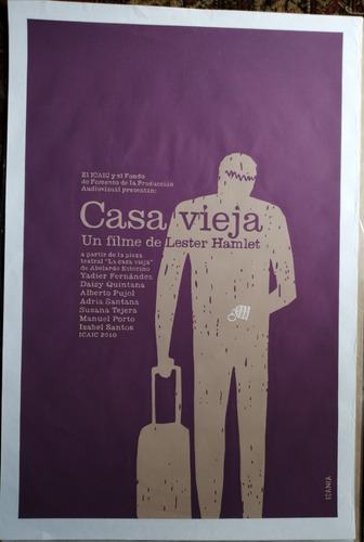 Afiche Cine Cubano  Casa Vieja  51 Cm X 76 Cm