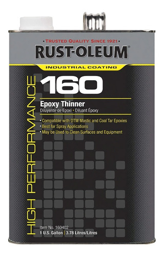 Epoxy Thinner 160 Rustoleum Diluyente Y Limpieza  3.785 L