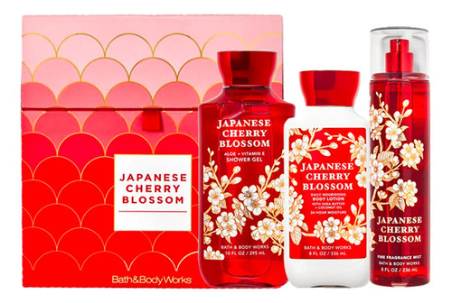 Japanese Cherry Blossom Bath & Body Works Kit De Regalo Cl