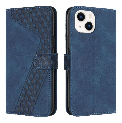 Funda De Teléfono Para iPhone 15 Flip Folio Magnético