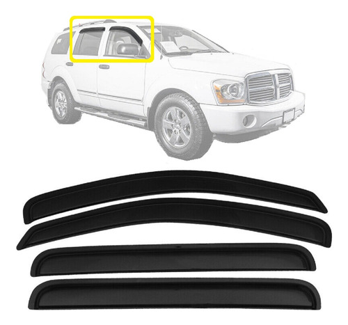Bota Aguas Deflectores De Ventana Dodge Durango 2010