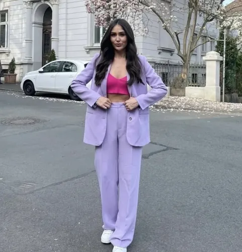 Blazer lilas zara sale