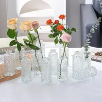 Comprar Conjunto De 12 Jarrones De Cristal Para Capullos, Jarrones P