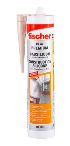 Silicona Construccion Sellador Neutra Cartucho Fischer 