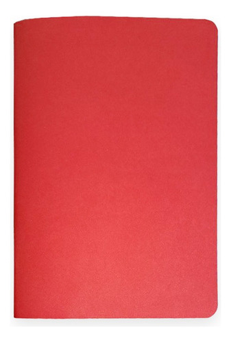 Libreta Ecológica A5 30 Hojas Lisas - 2m Rojo