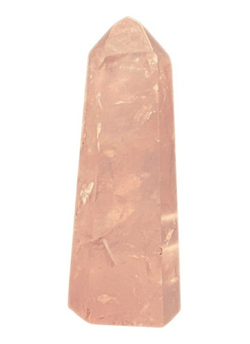 Obelisco Quartzo Rosa Verdadeiro Natural Para Atrair Amor Rosa