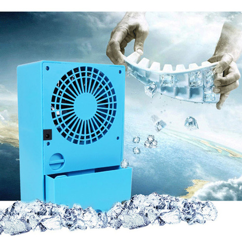 Mini Humidificador De Aire, Pequeño Ventilador Eléctrico Con