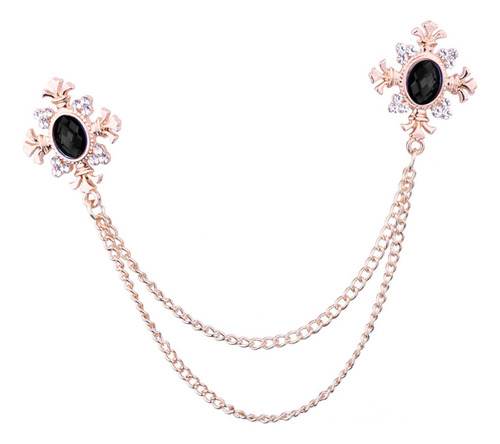 2 Pin De Solapa Elegante Para Ropa Formal Masculina 2 Piezas
