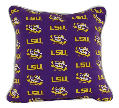 Colegio Cubre Lsuodp Lsu Tigers Almohada Decorativa 16 X 16