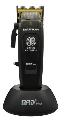 Set Clipper Trimmer Shaver Mrdpro Barber Smartbrain Negro Cs