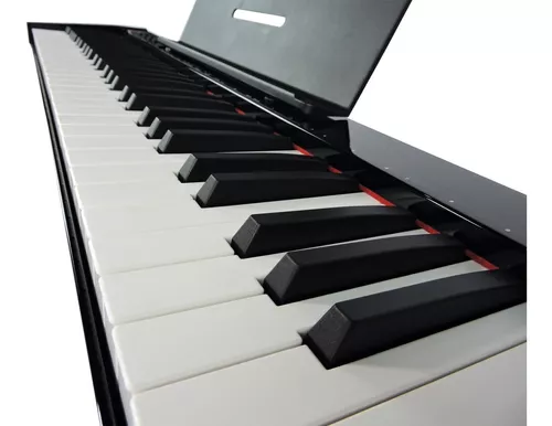 Piano Eletrônico 61 Teclas Arranjador Konix - PH61-S MIDI +