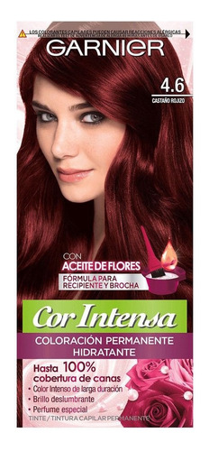 Coloración Nutrisse Cor Intensa 4.6 Castaño Rojizo (1u)