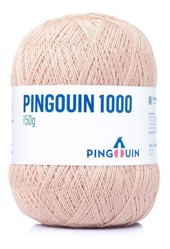 Linha Pingouin 1000 150g - Palha 0702