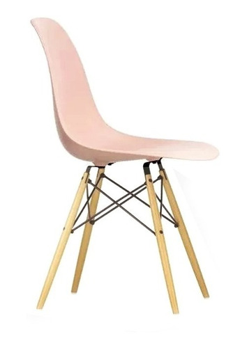 Silla Eames Rosa Nordica Escritorio Dormitorio Juvenil