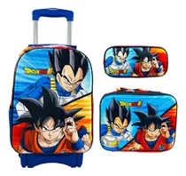 Comprar Kit Mochila Con Carro Dragon Ball Goku Primaria Yadatex Mod1