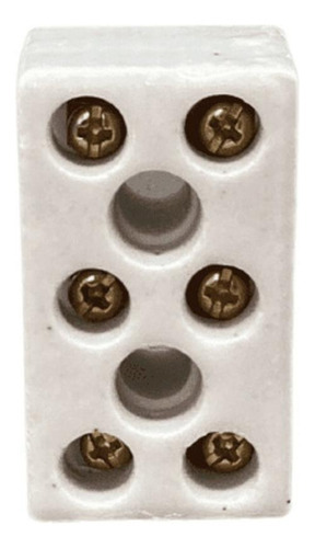 10 Un. Conector de cable de cerámica de porcelana, 10 mm, 3 polos
