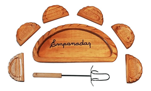 Bandeja Empanadas Madera Saca Fuentes Picada