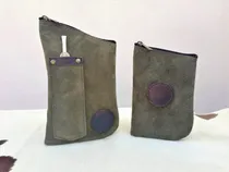 Comprar Yerbera De Gamuza Mediana + Azucarero De Gamuza