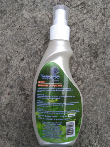 Imagen 2 de 3 de Perfume Para Mascota 250ml Repelente De Insectos Tornado
