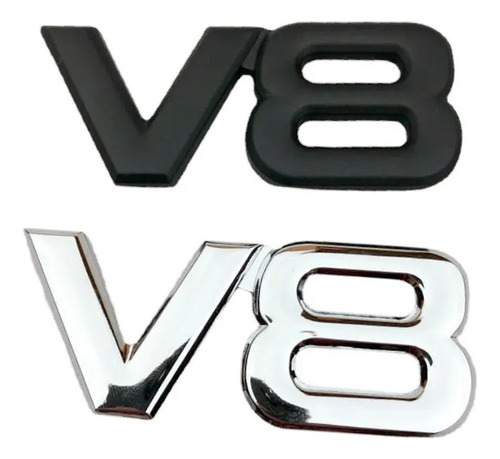 V8 Logo Equipaje Trasero Calcomanía Para Toyota Volkswagen