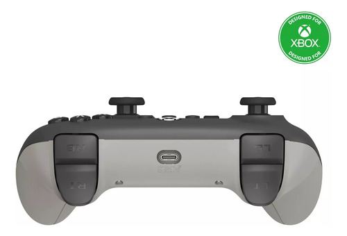 Mando con cable 8Bitdo Ultimate C para Xbox con joysticks y gatillos de efecto Hall, iluminación RGB, compatible con Xbox Series X|S, Xbox One y Windows 10/11 - Licencia oficial (gris oscuro)
