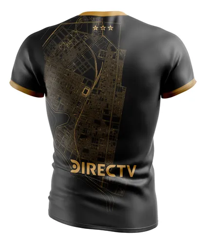 Camiseta de boca negra y dorada hotsell