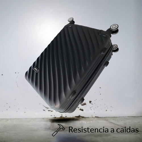 Set 2 Maletas Grande Viaje Capacidad 20 Y 10 Kg Mano Carryon Negro
