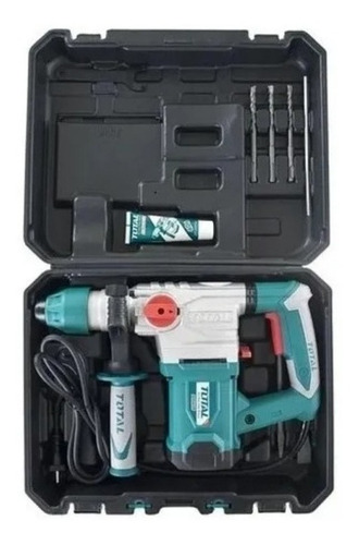 Imagen 2 de 2 de Rotomartillo electroneumático Total Industrial TH110286 turquesa frecuencia de 50Hz/60Hz con 1050W de potencia 220V-240V