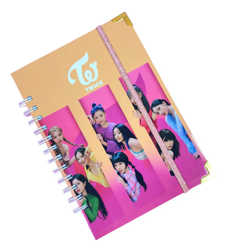 Cuaderno De Lineas Con Imagenes De Twice Con Hoja De Esquela